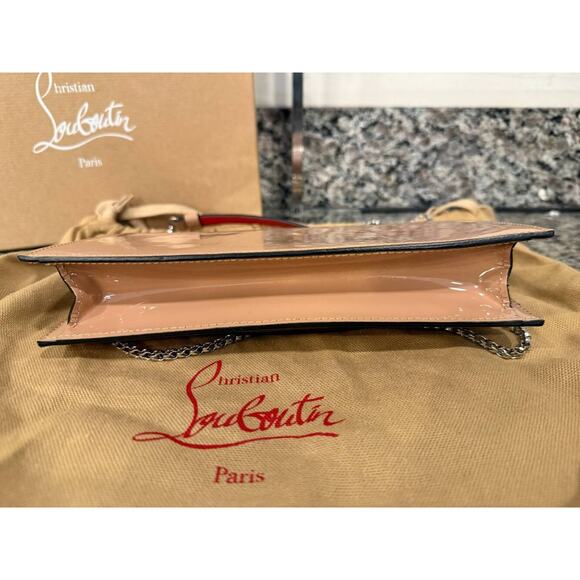 Christian Louboutin Loubi54 Blush Clutch MSRP $1400 SPB-TS 347331 - Picture 6 of 12